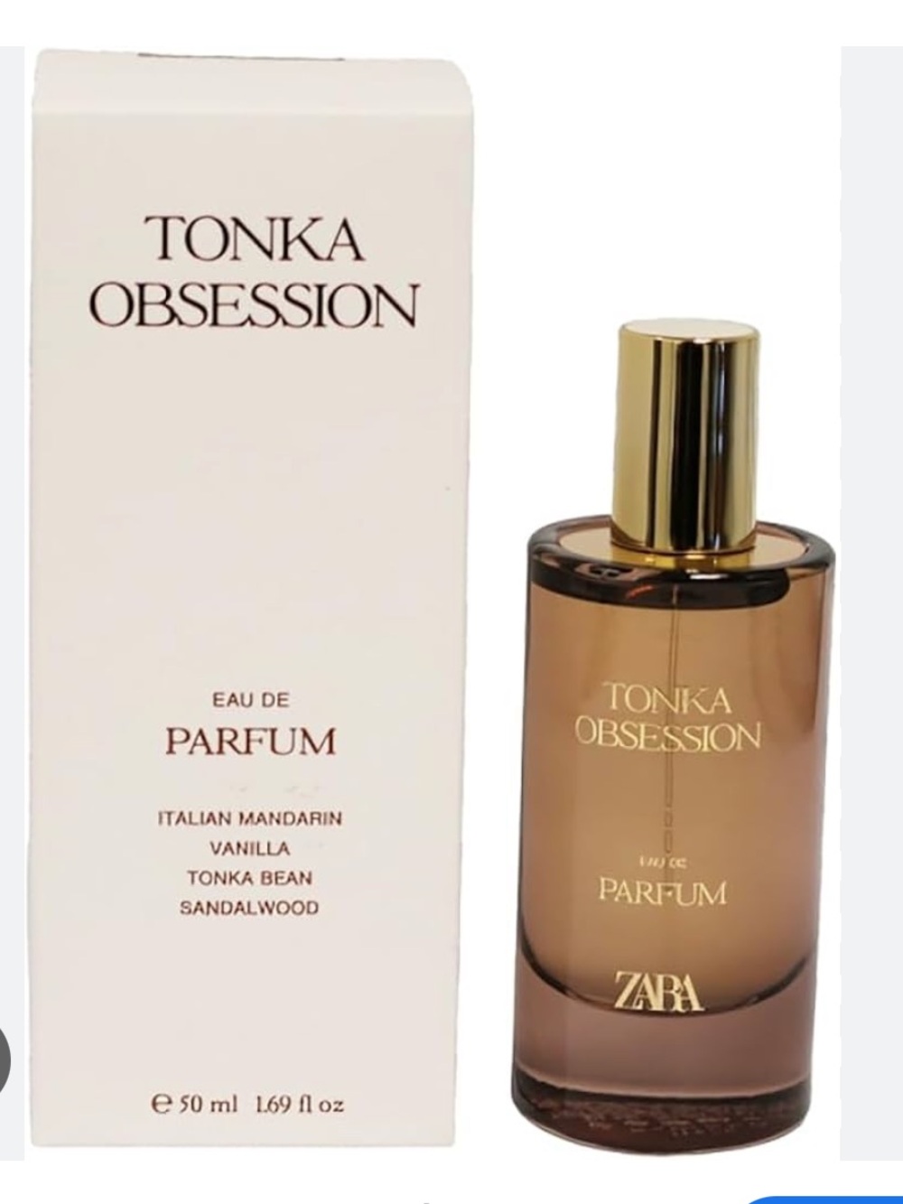 Zara NEW Tonka Obsession 50ML